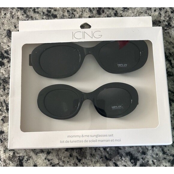 Mommy And Me  Matching Sunglasses Gift Boxed New Black - Picture 1 of 1